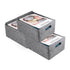 Welaxy storage & organize Charcoal x 3 Welaxy Storage Baskets 3-piece Collapsible Felt Storage bin Foldable Shelf